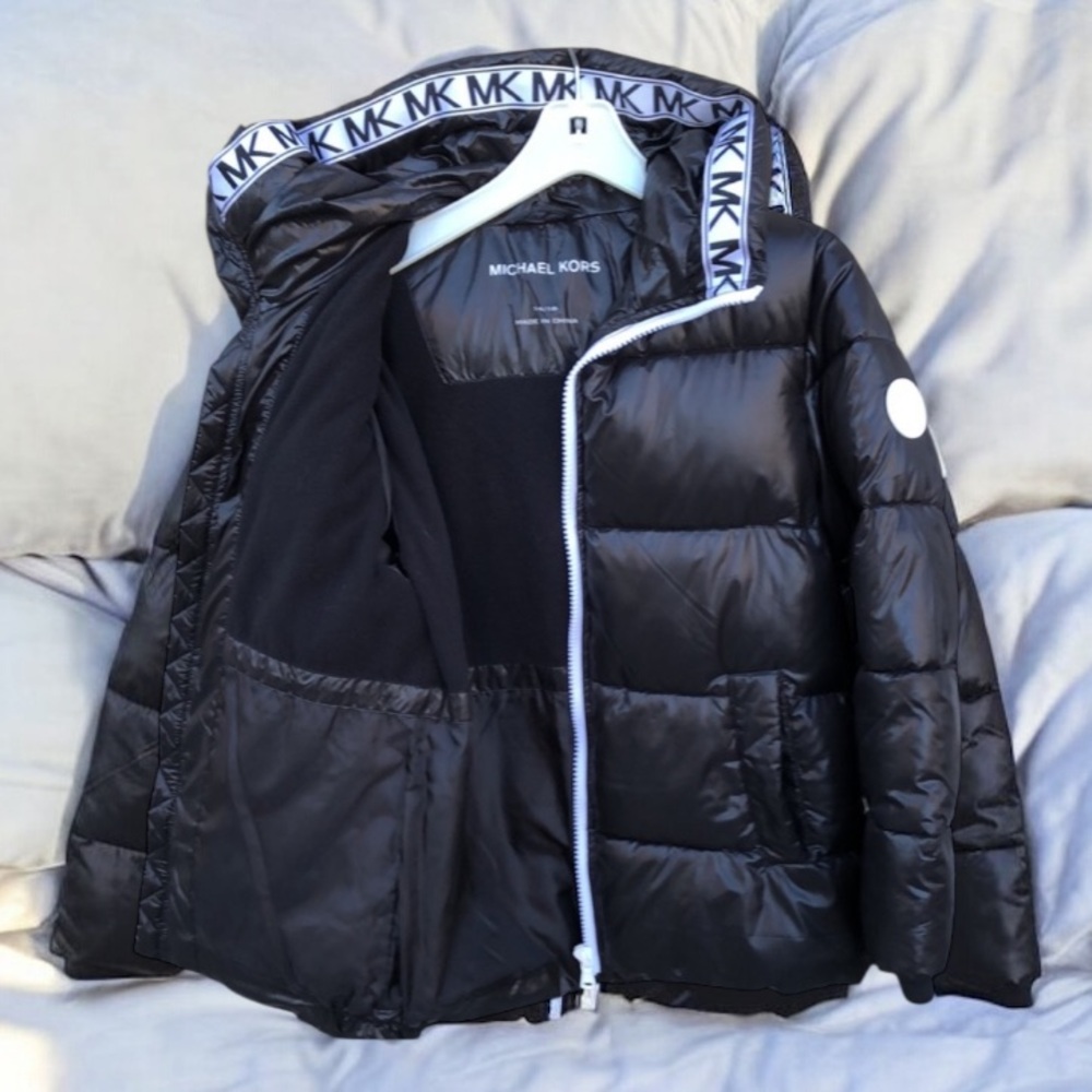 Michael Kors Black Puffer Jacket - Picture 3 of 5